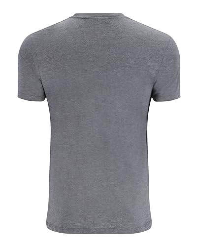 Simms Men's M's Hook & Loop T-Shirt, Athletic Heather, Large