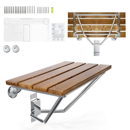 18 inch Folding Shower Seat Wall Mounted