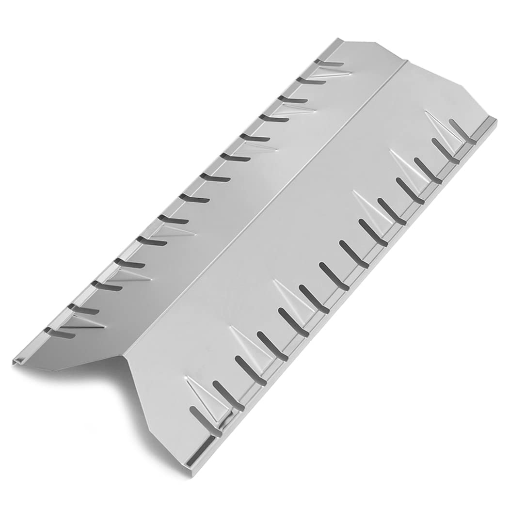 BBQSAVIOR SP77 BBQ Heat Shield Replacement Parts for Huntington 6301-24, 6300-14, 6301-14, 30040HNT, 24025HNT, Master Forge 30030MSF Broil-Mate Fiesta, Grill Heat Plate Tent 19 9/16 inch
