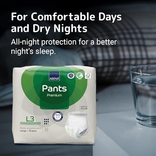 Abena Pants, Premium Protective Underwear, Level 3, (Medium To Extra Large), Large, 15 Count