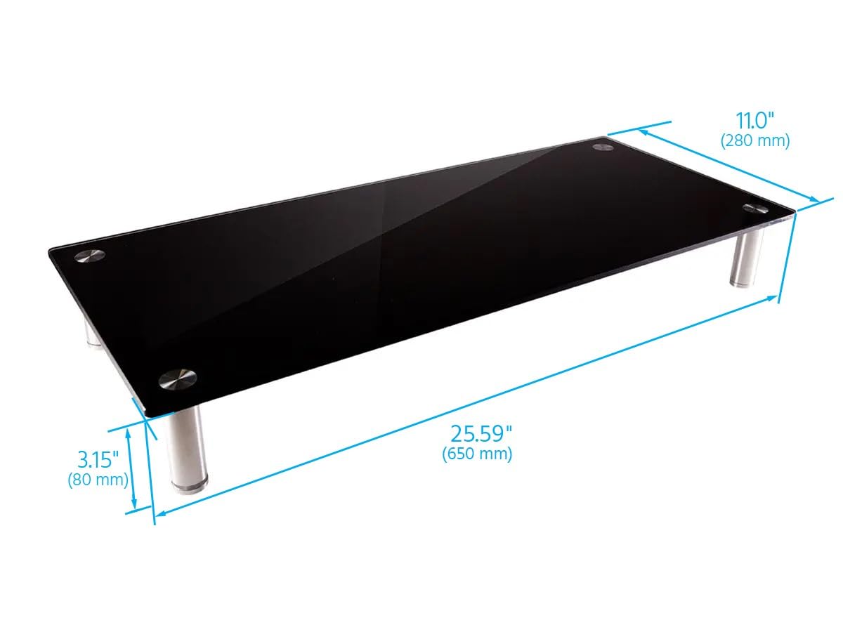 Monoprice 116360 Medium Multimedia Desktop Stand, Black