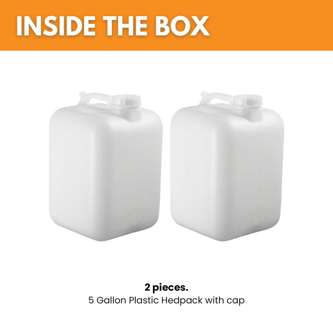 FastRack 2-Pack of Hedpaks, 5 Gallon, White