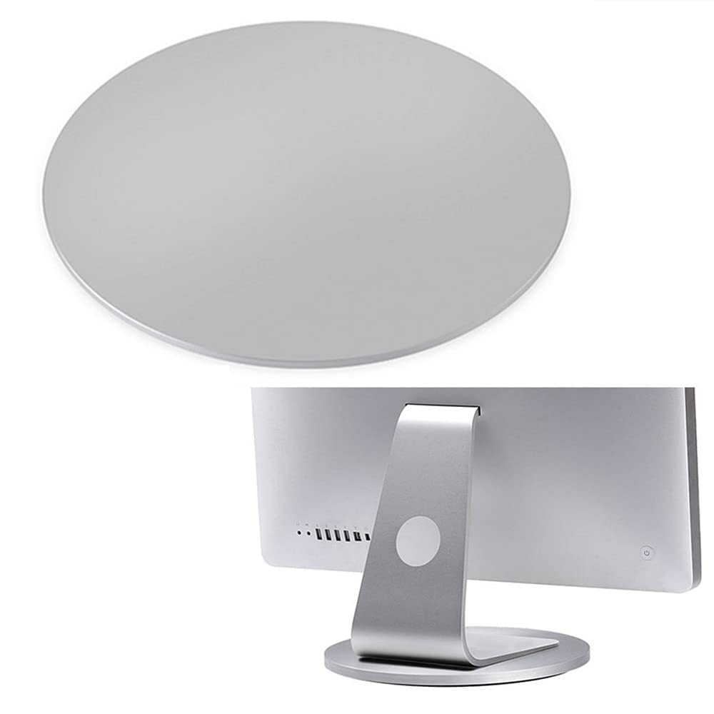 Aluminum 360° Rotation Monitor Swivel Base Computer Screen Monitor Turntable Stand Flat Panel TV Rotating Mat for iMac Laptop Potted Plants Arts Crafts Products Display Stand