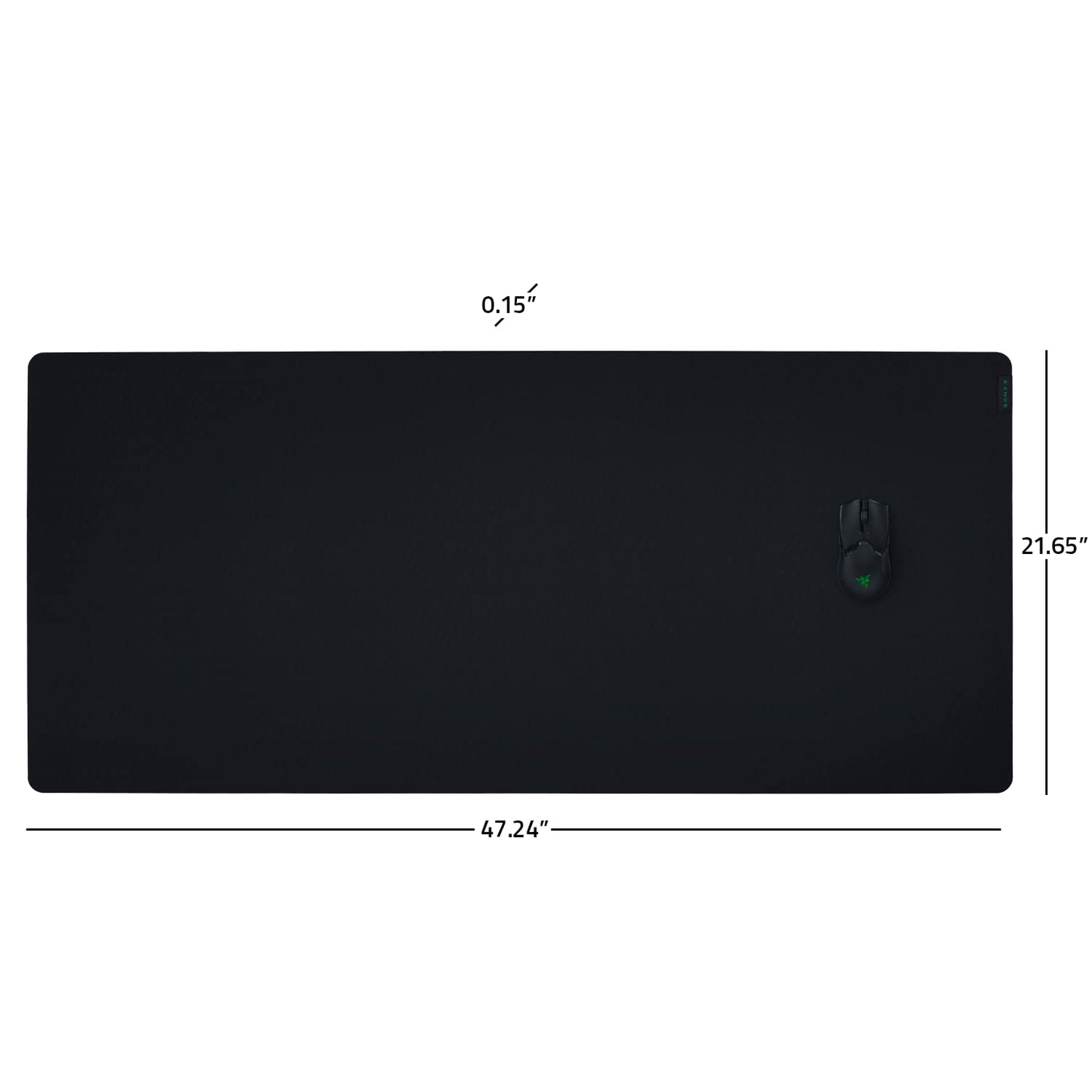 Razer Gigantus v2 Cloth Gaming Mouse Pad (3XL): Thick, High-Density Foam - Non-Slip Base - Classic Black