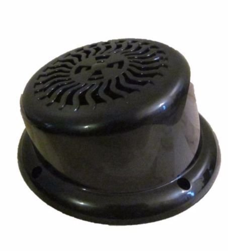 Pummell Drive 2 RV Marine Gloss Black Wavy Blue LED 5.25" Flush Mount Speaker UV Waterproof