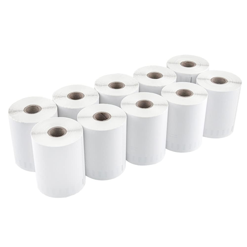 L LIKED 10 Rolls 4x6 Inches 1744907 S0904980 Thermal Labels Compatible with Dymo, Zebra & Rollo Printer, 103x159mm Thermal Printer Shipping Labels for Address, Mailing, Boxes, Packages