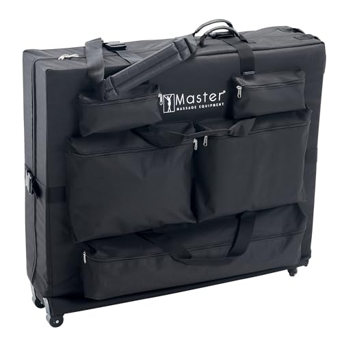Master Massage Universal Wheeled Massage Table Carry Case, Bag for Massage Table-Black, 1 Count, 1 count (MHP #78790)
