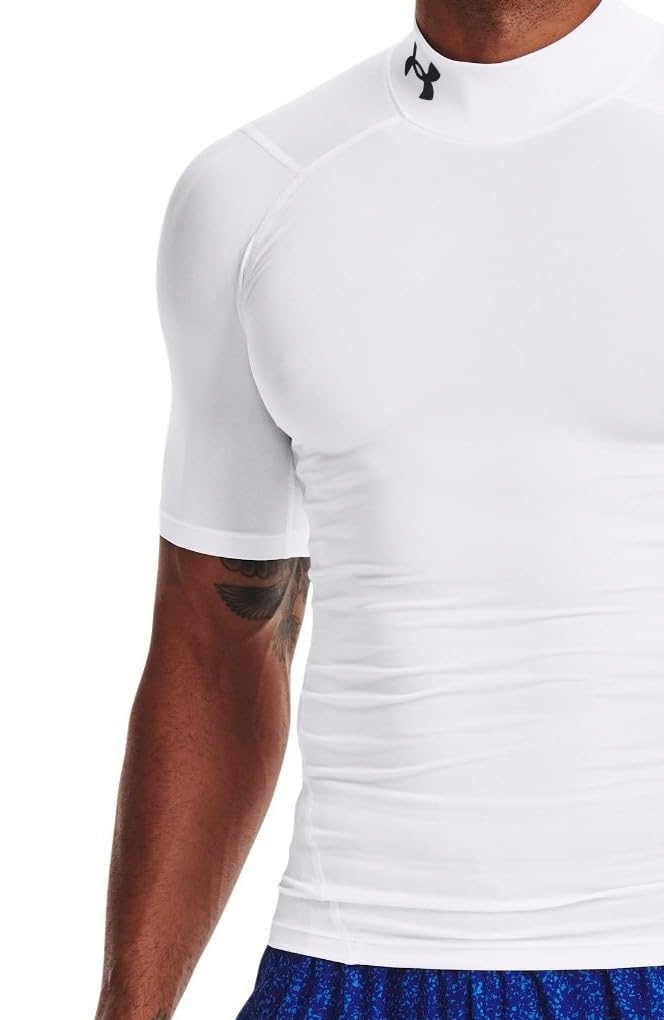 Under Armour Men's HeatGear Short-Sleeve Mock Neck