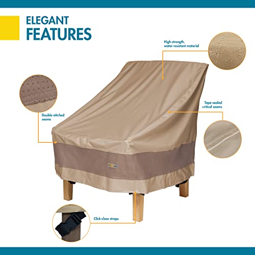 Duck Covers Elegant Patio Chair Cover, Fits Outdoor 29" Wide