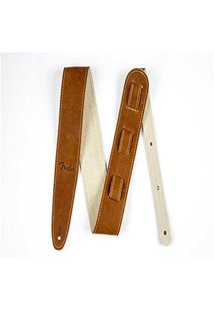 Fender Ball Glove Leather Guitar Strap, Guitar Accessories, 2.5in, Brown