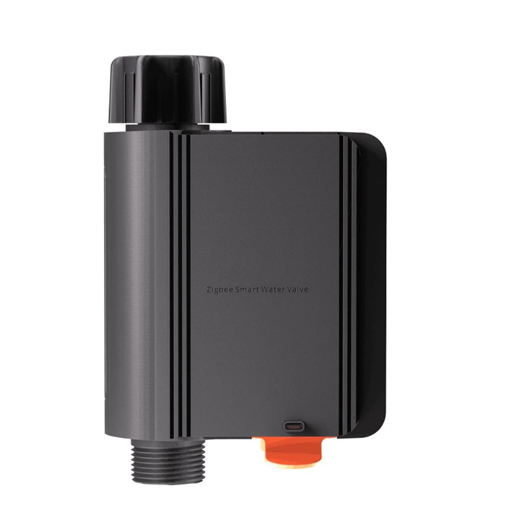 Smilewolf SWV Zigbee 3.0 Smart Water Valve IP55 Sprinkler Controller Home Automate Irrigation Compatible with eWeLink Alexa Google Home (A-SWV-NH)