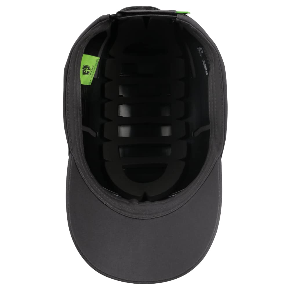 GREEN DEVIL Safety Bump Cap Baseball Cap Style Safety Hat Breathable Lightweight Hard Hats for Men Women Gray