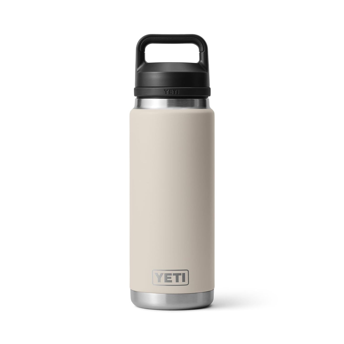 YETI Rambler 26 oz Bottle, Vacuum Insulated, Stainless Steel with Chug Cap, Cape Taupe