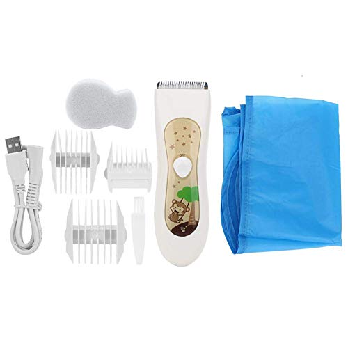 8 in 1 Electric Head Hair Clippers for Baby, Silent Haircut Trimmers for Children, Babies Infant Kids Waterproof Haircutting Kit