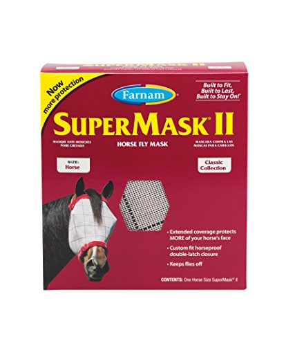 Farnam Home and Garden 100504650 No Ears Fly Supermask II for Horse