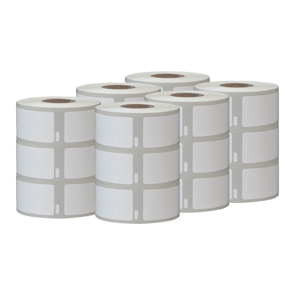 EIONO® - [18 Rolls, 9000 Labels/ 500 Per Roll] Compatible with DYMO 30336 (1" x 2-1/8") Multipurpose & Barcode Labels - Compatible with Rollo, DYMO Labelwriter 450, 4XL & Zebra Desktop Printers