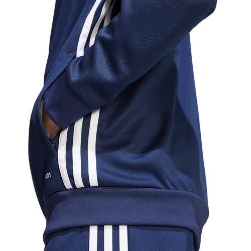 adidas Unisex-Kids Tiro 25 Essentials Training Jacket, Team Navy Blue/White, Medium