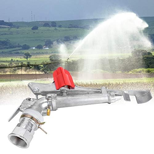 Irrigation Sprinkler, 360 Degree Rocking Arm Garden Sprinkler DN40 Female Thread Watering Accessories, Adjustable Water Spray for Lawn Forest