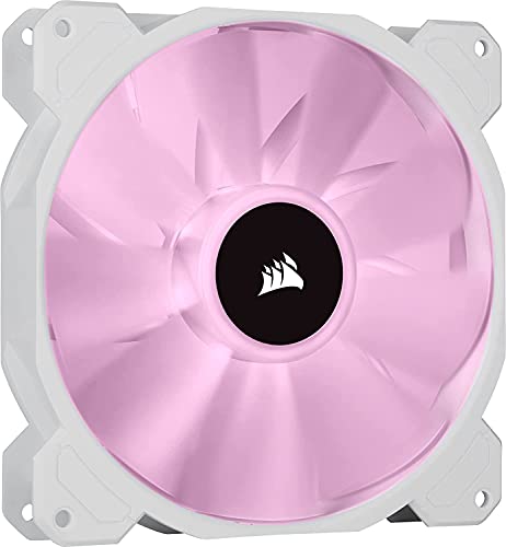 CORSAIR iCUE SP140 RGB Elite Performance 140mm White PWM Dual Fan Kit with Lighting Node CORE