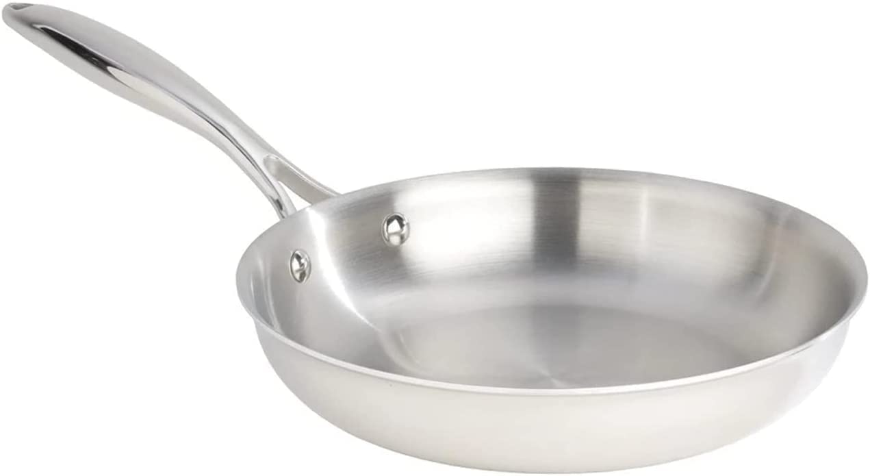 Meyer - SuperSteel Tri-Ply Clad Stainless Steel Frying Pan, Induction Cooktop Compatible (20cm/8in)