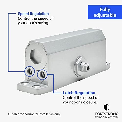 FS-1306 Hydraulic Auto Door-Closer Grade 3 (Silver - Easy Open)