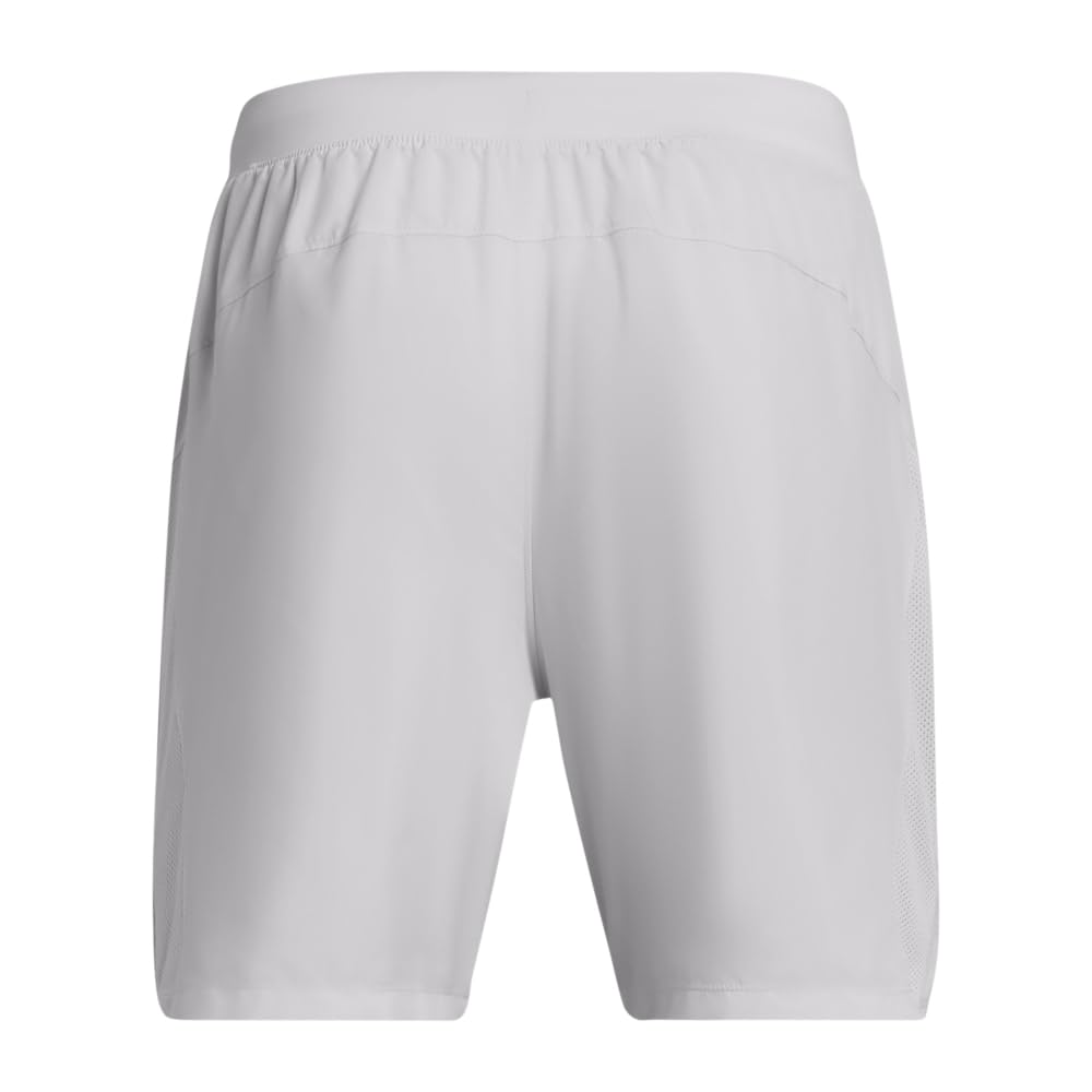 Under Armour Men's Launch Run 7-inch Shorts, (015) Halo Gray/Halo Gray/Reflective, Medium