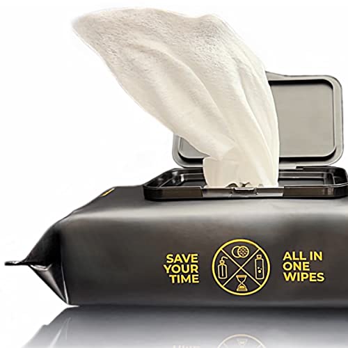 CleanSkin Cleansing Safe Green Soap Wipes for Tattooing All in One solution To Heal and Clean Tattoos, PMU & Piercings | Alcohol and Fragrance Free, Unscented | 80 Count (Pack of 6)