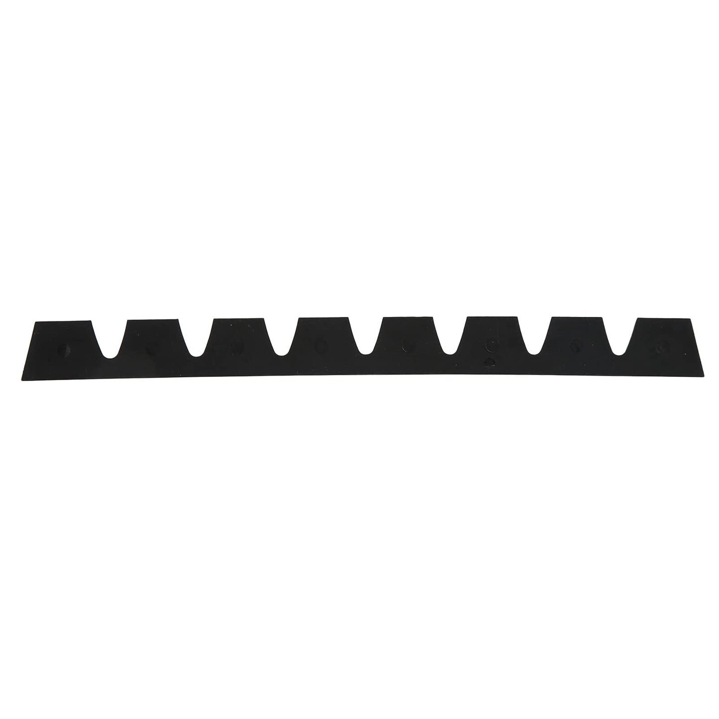 Front Bumper Scrape Guard, 8-Piece Universal Rubber Anti-Scratch Protector Kit, Black, for Cars, Trucks, SUVs
