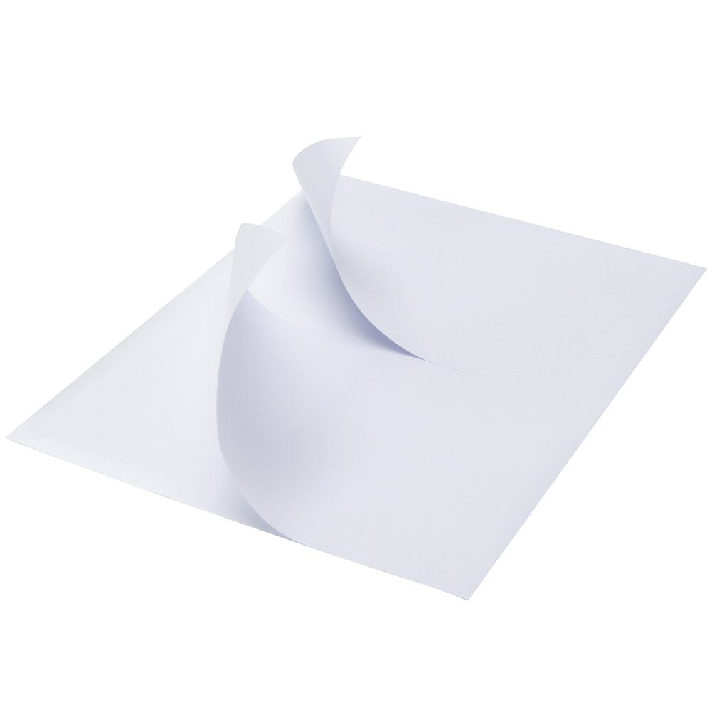 FungLam Shipping Labels 2 per Page - Half Sheet Shipping Labels for Laser & Inkjet Printers - 8.5 x 5.5 Self Adhesive Mailing Labels, White (500 Sheets, 1000 Labels)