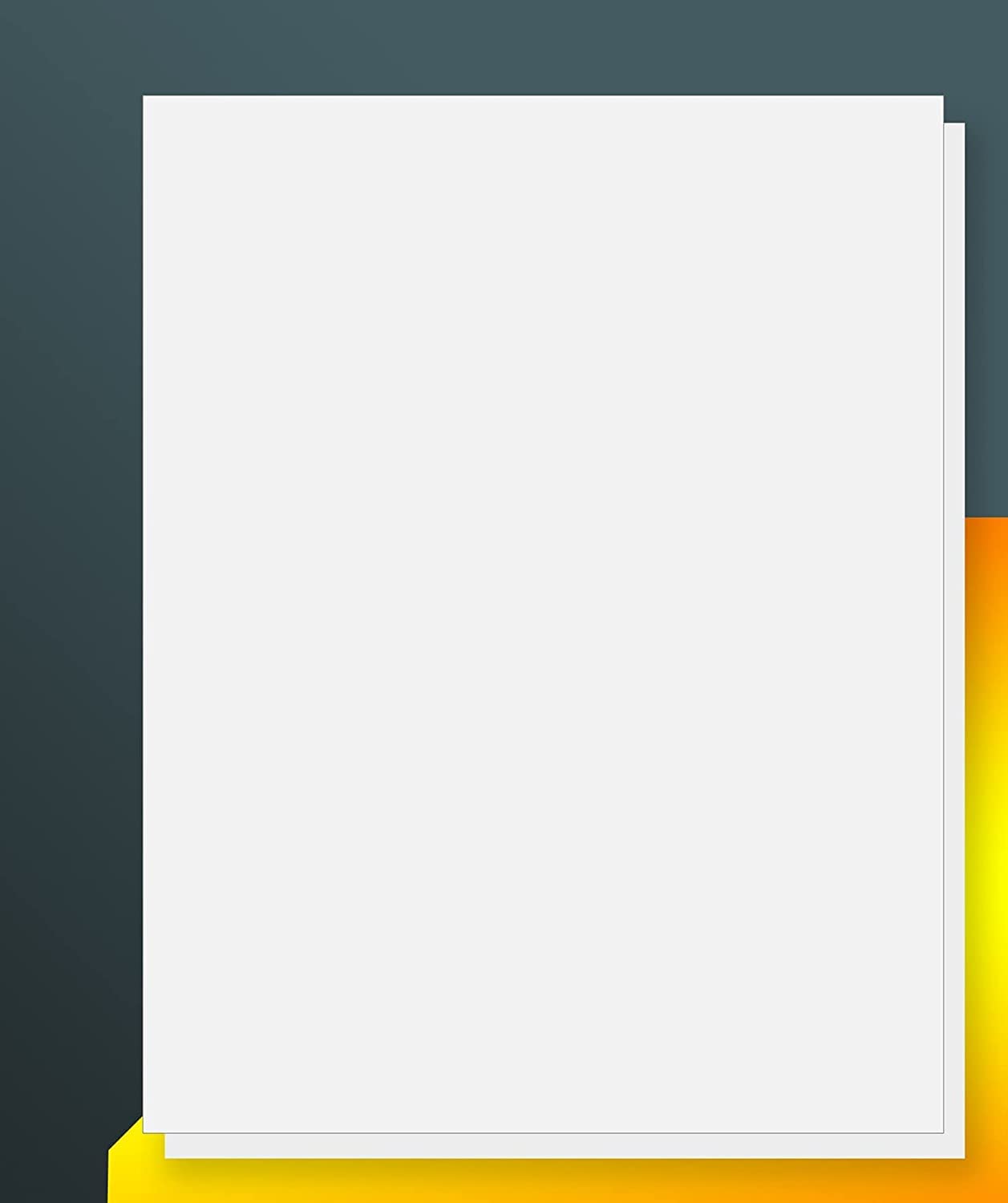 8.5" x 11" Full Sheet Sticker Paper for Laser & Inkjet Printers[300 Sheets,300 Labels]