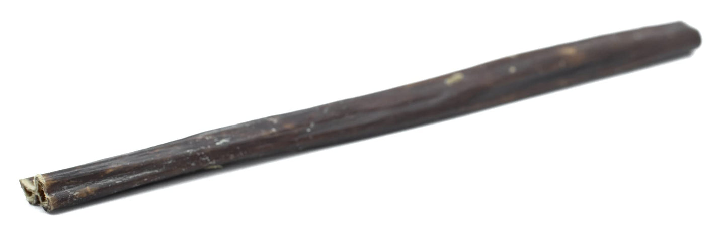 Bully Bunches All Natural 12 Inch Beef Jerky Sticks – Soft and Crunchy Gullet Chews - Odour Free, Rawhide Free, Chemical Free – Safe, Healthy and Nutritious Dog Treats for Light Chewers, 20 Pk