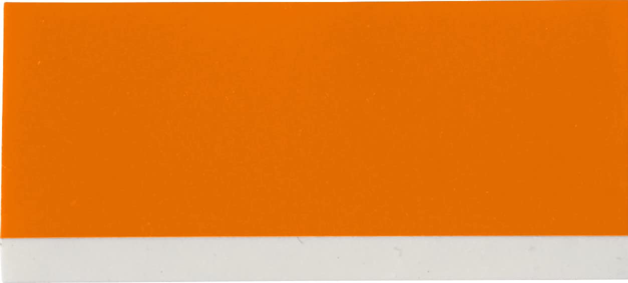 Brady M21-750-595-OR BMP21 Tape B- 595 Indoor/Outdoor Vinyl Film Size: 3/4" X 21', Black on Orange