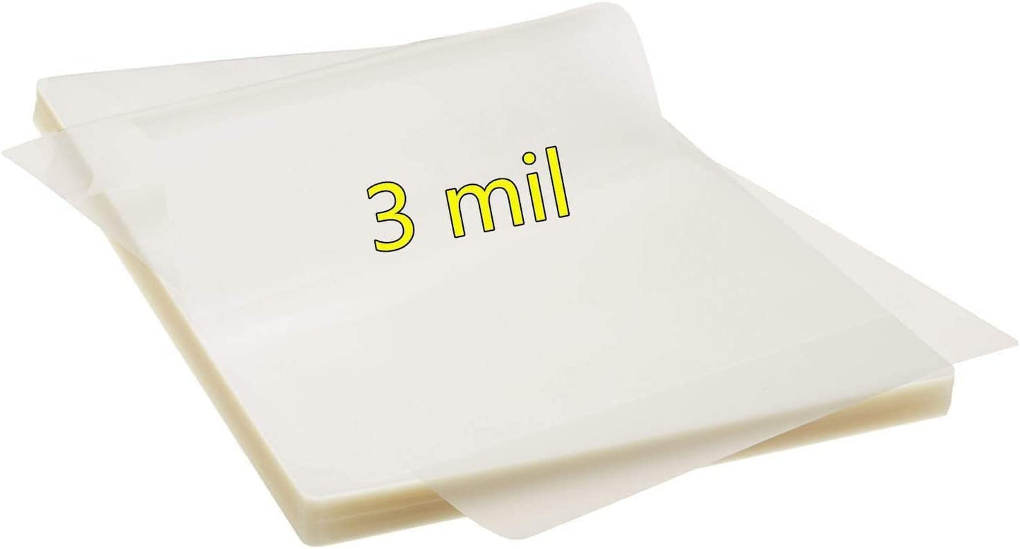 RyhamPaper Thermal Laminating Pouches, 9 x 11.5 Inches Letter Size Sheets 3 mil, 500 Pack (500)