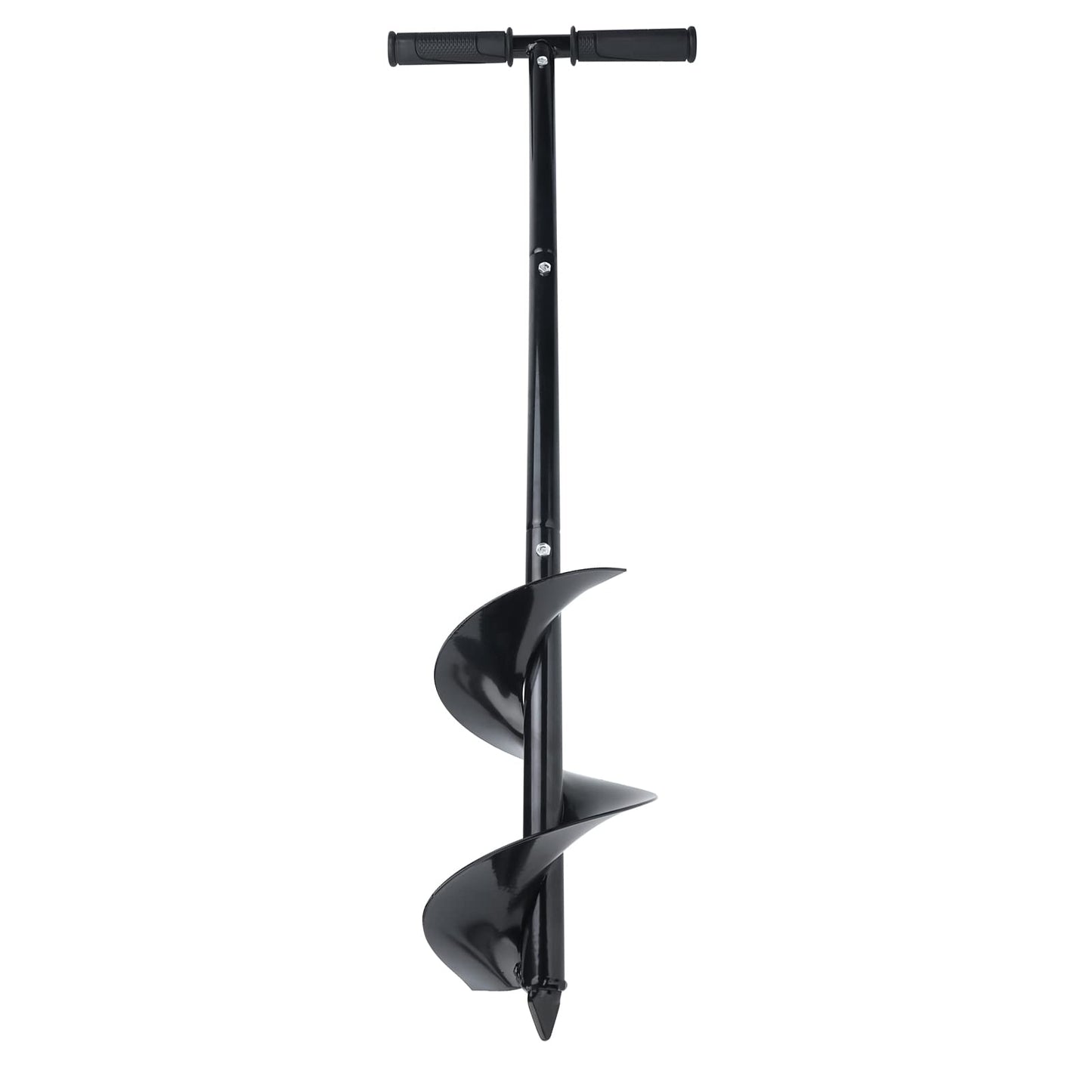 Patioer Garden Auger Drill Bit 5.9"x33", Hand Auger Drill for Planting, Post Hole Digger Manual Auger Spiral Drill Bit with Non-Slip Handle, Bulb Planting Auger Fence Post Auger