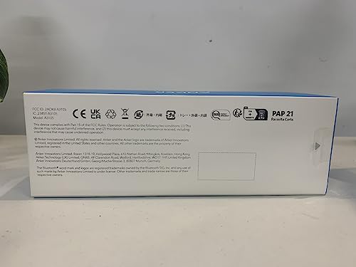 Anker Soundcore 2 12W Portable Wireless Bluetooth Speaker: Better Bass, 24-Hour Playtime, 66ft Bluetooth Range, IPX7 Water Resistance & Built-in Mic, Dual-Driver Speaker for Beach, Travel, Party- Blue