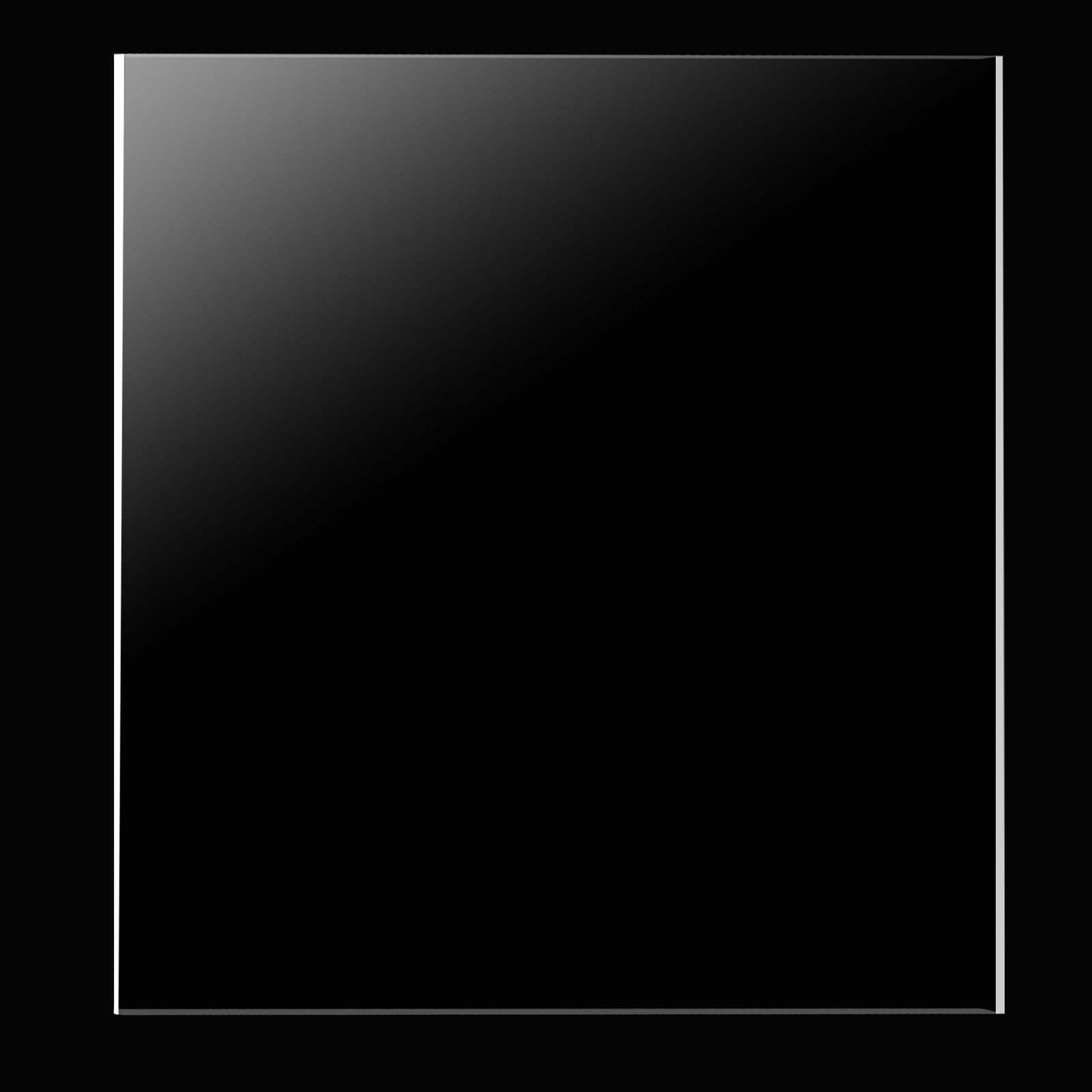 TAICHEUT 4 Pack 12 x 12 Inch Clear Acrylic Panels, 3/8" Thick Square Acrylic Sheets with Protective Films for Signboard, Shelf and DIY Projects