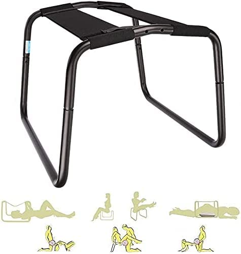 Adjustable Folding Chair Portable Position Assist Chair Couples Stool Detachable Stool Elastic Furniture for Bedroom Bathroom Bear Weight up to 300 pounds