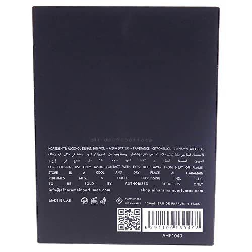 Al Haramain Amber Oud - Gold Edition - Cologne for Men and Women - Woody, Vanilla, Musk Fragrances - Long Lasting Perfume for Men and Women - 120 ml