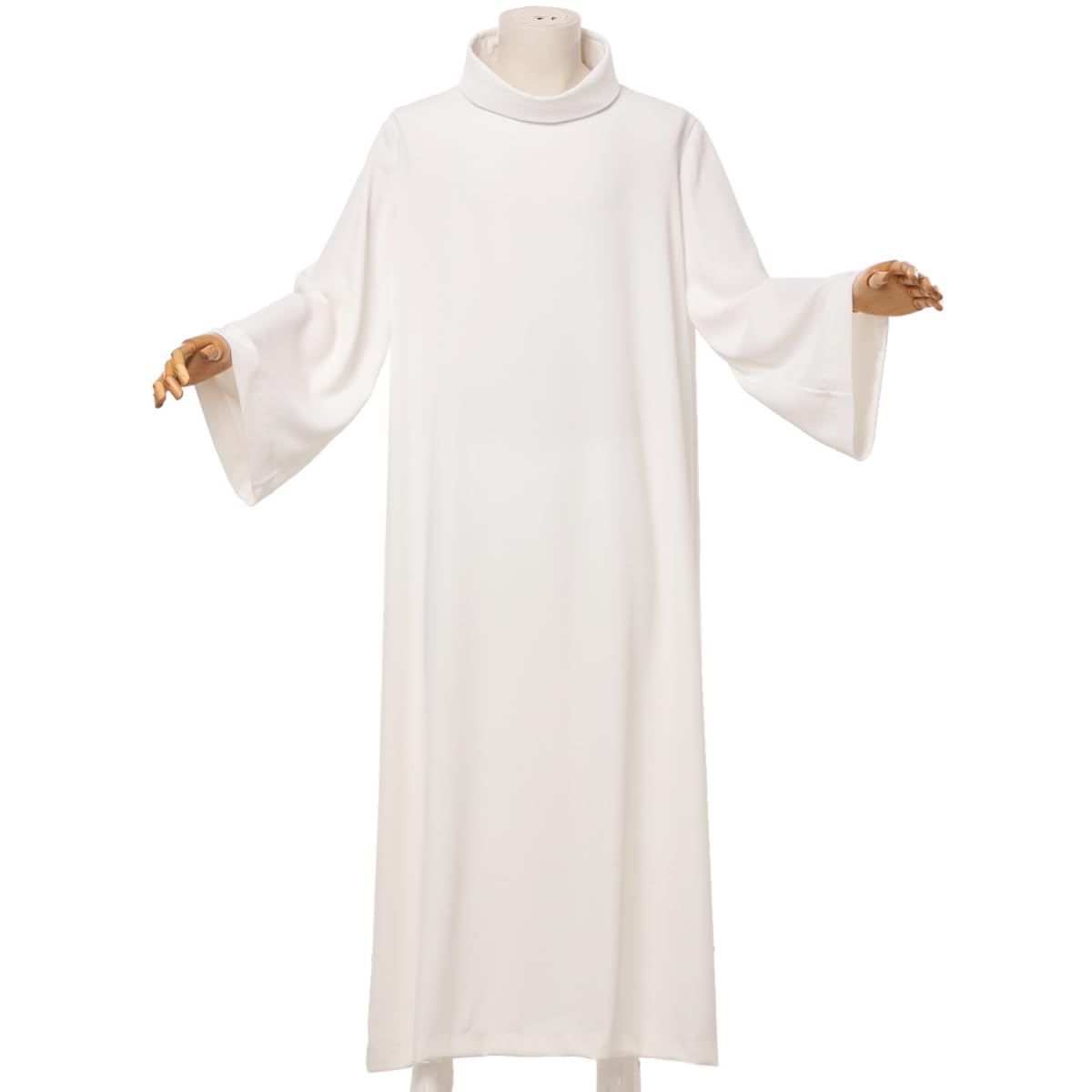 BLESSUME Catholic Church Clergy ALB Vestments Robe, Ivory White, Medium