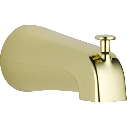 Delta U1075-PB-PK Diverter Tub Spout, Polished Brass, 0.5