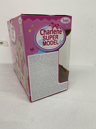 Bayer - Charlene Super Model Hairdressing Head - Cosmetics, Make-up, Hair Accessories - Blonde Hair - 10” - Age 3+ - 90088AA