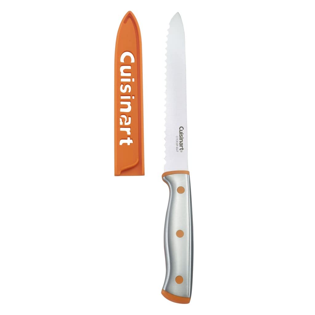 Cuisinart 10-Piece Stainless Steel Knife Set with Blade Guards (C77CR-10PC)