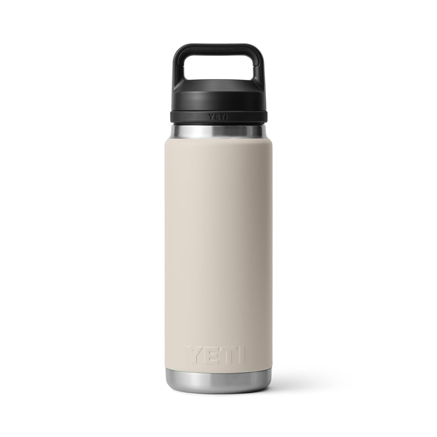 YETI Rambler 26 oz Bottle, Vacuum Insulated, Stainless Steel with Chug Cap, Cape Taupe
