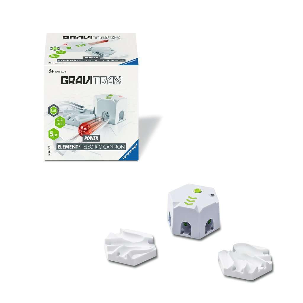 Ravensburger GraviTrax Power Element Electric Cannon | Marble Run Accessory | Expand Your Build | Boost Momentum | Ages 8+