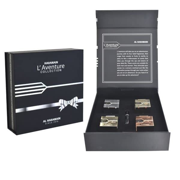 Al Haramain L'Aventure - Cologne for Men - Long Lasting Perfume for Men - Arabian Perfume - Men's Cologne - Amber Perfume with Bergamot - 200 ml
