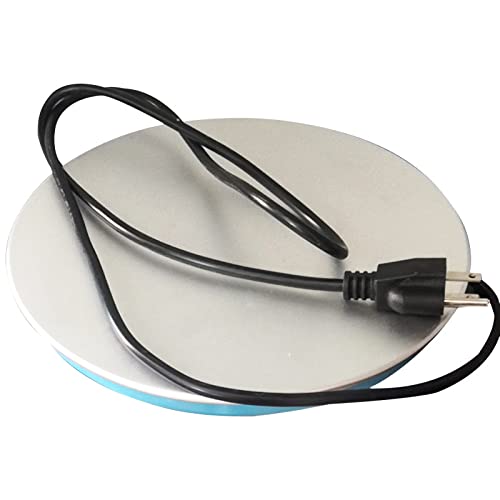 BuerKeo Poultry Waterer Heated Base, Chicken Water Heater for Winter Pet Metal Base,125W Electric Safe Drinking Fountain Coop Accessories Feeder