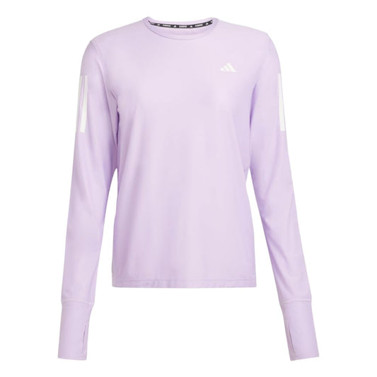 adidas Women's Own The Run Long Sleeve T-Shirt, Powder Plum, X-Large