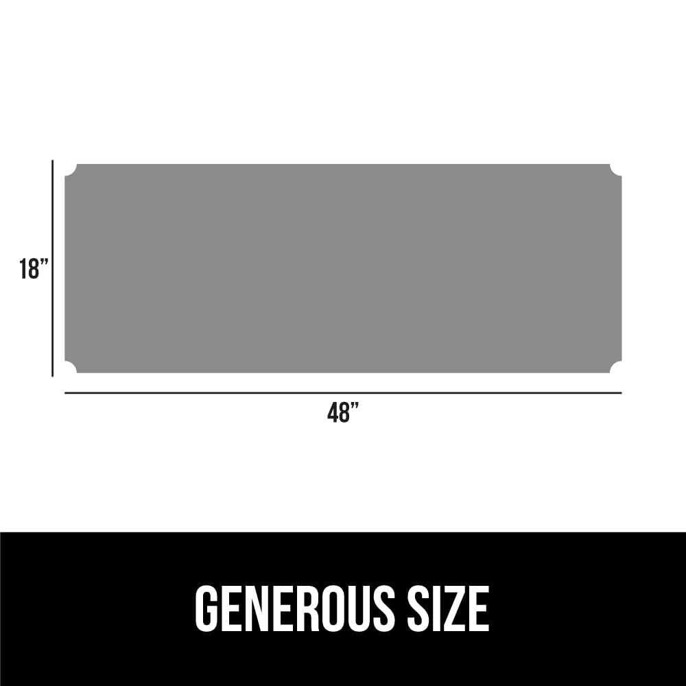 GORILLA GRIP ShelfGuard Wire Shelf Liner Compatible with Amazon Basics Shelving Unit, Set of 6 Waterproof Liners for Organizing Metal Rack Shelves, Kitchen Cabinets, Cupboard, Pantry, 18x48 Clear