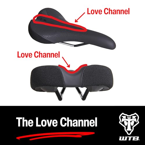 WTB Rocket Bike Saddle, Thick Padding, Medium Width, Mountain & Gravel (Steel Rail)