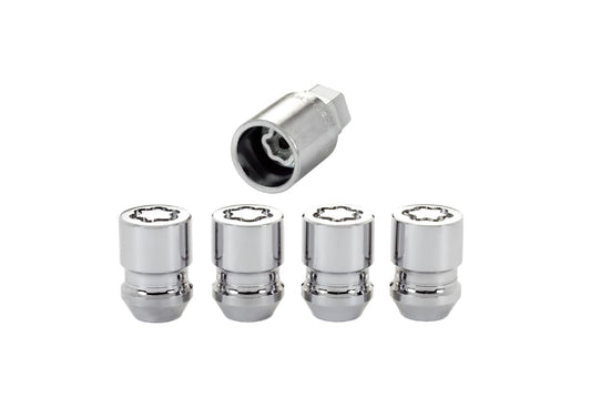 McGard 24154 Chrome Cone Seat Wheel Locks, M12 x 1.25 Thread Size, Set of 4